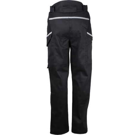 Pantalon de travail 98% coton 2% élasthanne cordura 265 g/m2 noir