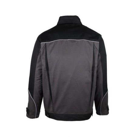 Veste de travail 65% coton 35% polyester 300 g/m2 gris noir