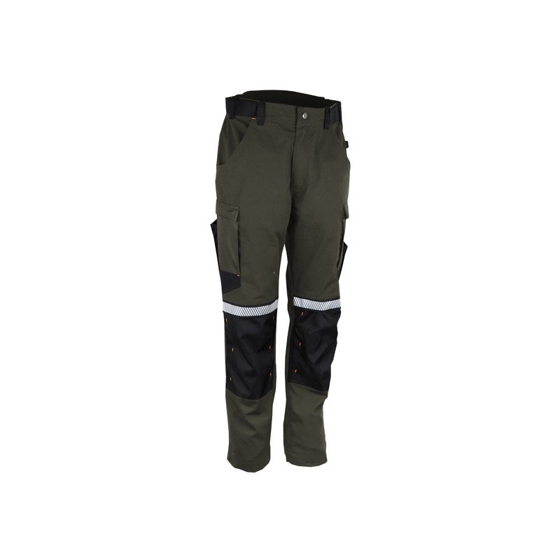 Pantalon de travail ripstop coton polyester élasthanne 280 g/m2