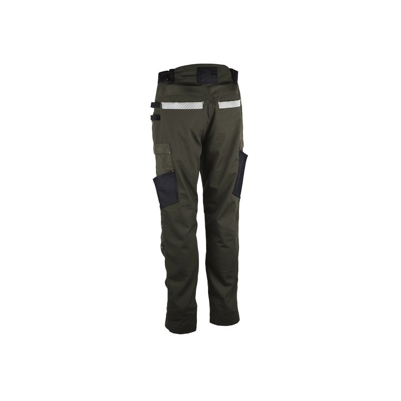 Pantalon de travail ripstop coton polyester élasthanne 280 g/m2