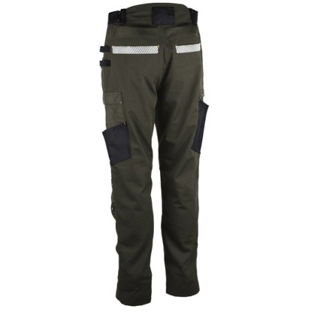 Pantalon de travail ripstop coton polyester élasthanne 280 g/m2