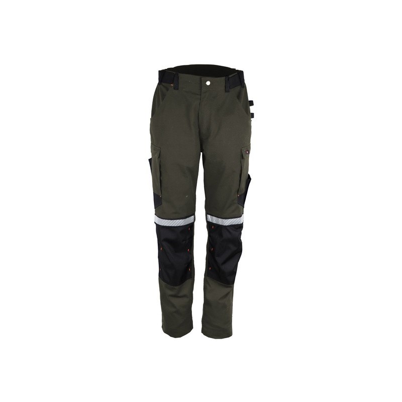 Pantalon de travail ripstop coton polyester élasthanne 280 g/m2