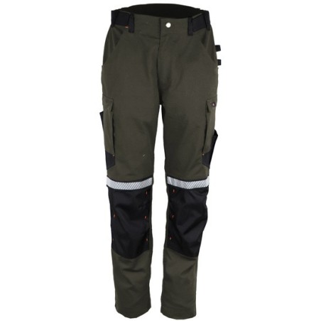 Pantalon de travail ripstop coton polyester élasthanne 280 g/m2