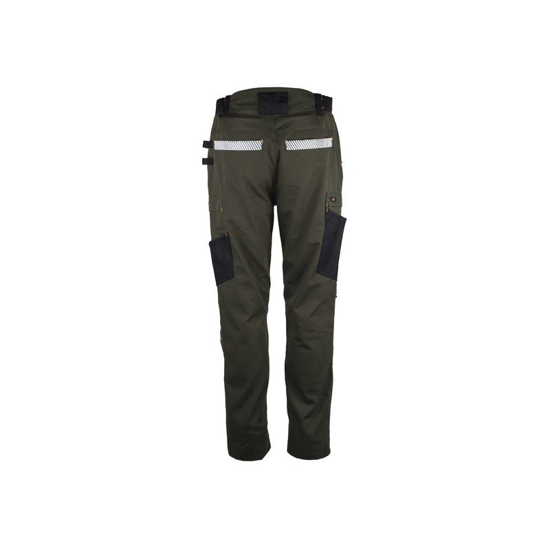 Pantalon de travail ripstop coton polyester élasthanne 280 g/m2