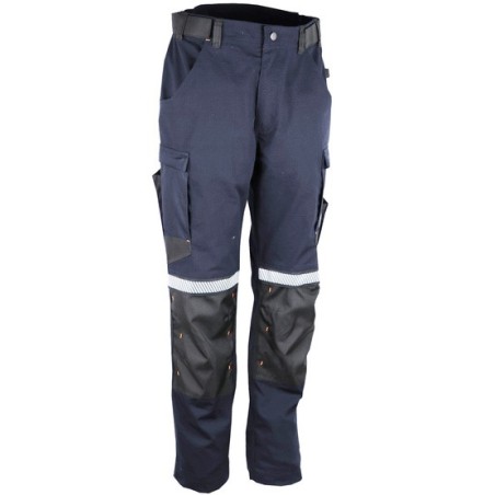 Pantalon de travail ripstop coton polyester élasthanne 280 g/m2