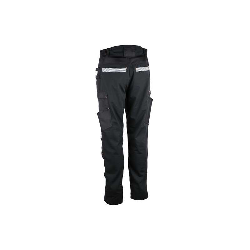 Pantalon de travail ripstop coton polyester élasthanne 280 g/m2