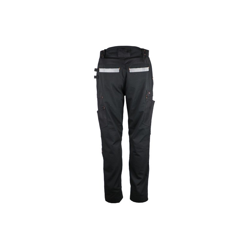 Pantalon de travail ripstop coton polyester élasthanne 280 g/m2