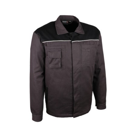 Veste de travail 100% coton 300 gr/m² bicolore pas chère