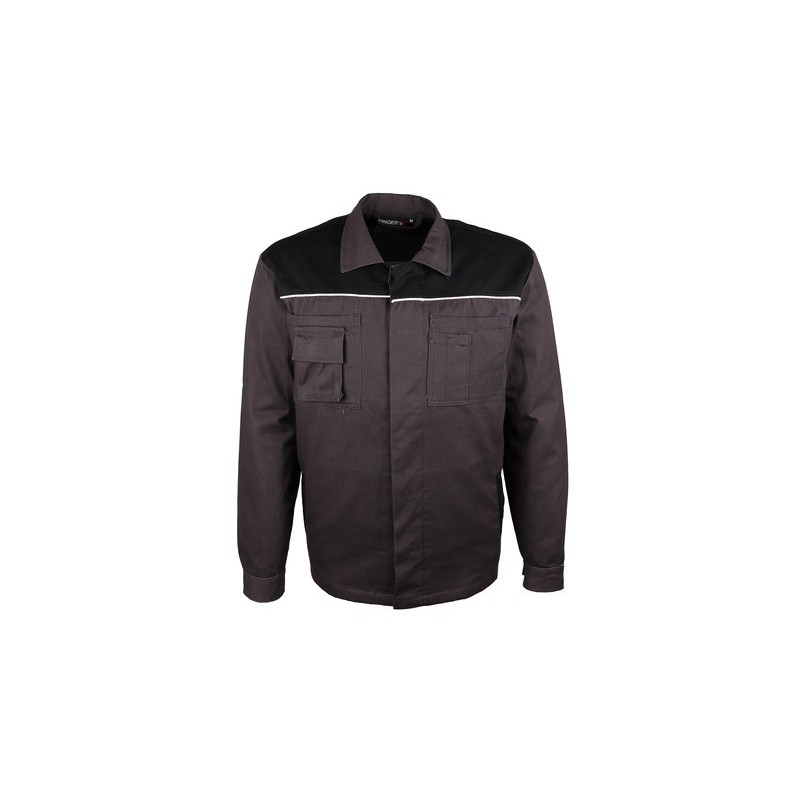 Veste de travail 100% coton 300 gr/m² bicolore pas chère