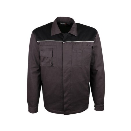 Veste de travail 100% coton 300 gr/m² bicolore pas chère