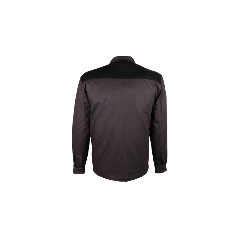 Veste de travail 100% coton 300 gr/m² bicolore pas chère
