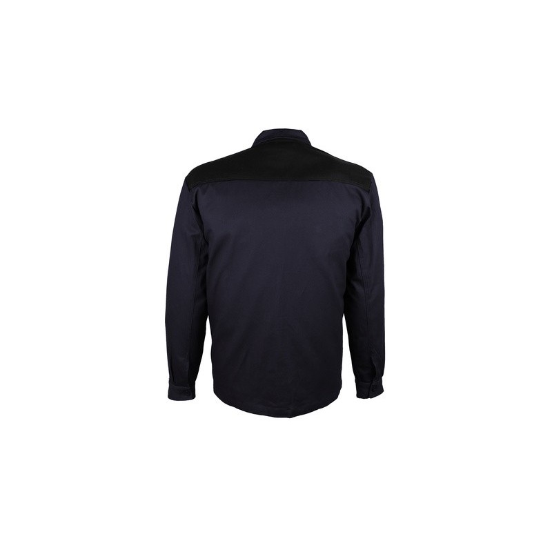 Veste de travail 100% coton 300 gr/m² bicolore pas chère