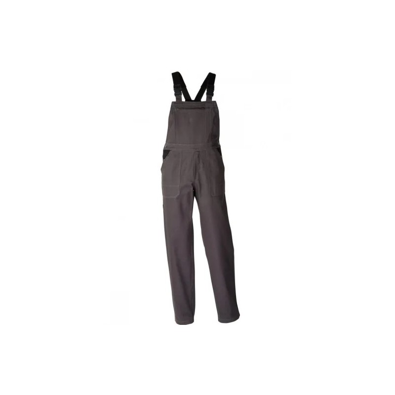 Cotte de travail à bretelles 100% coton 300 g/m2