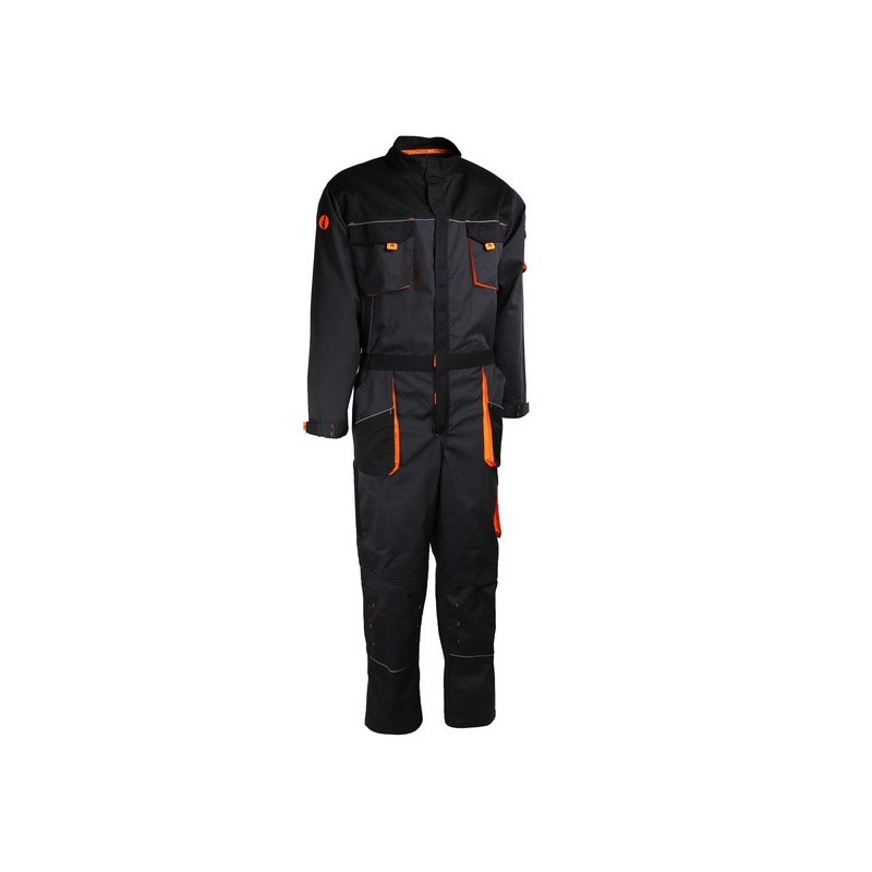 Combinaison de travail un zip polyester coton emplacement genouillères