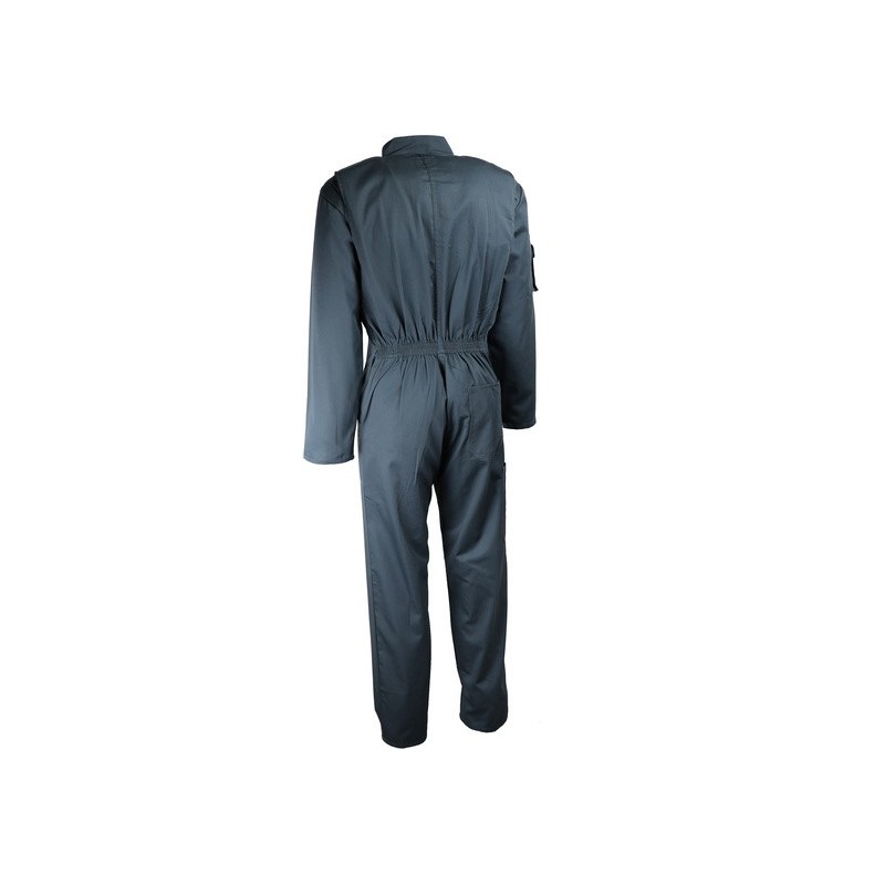 Combinaison travail double zip polyester coton 245 g/m2 multipoches