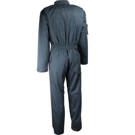 Combinaison travail double zip polyester coton 245 g/m2 multipoches