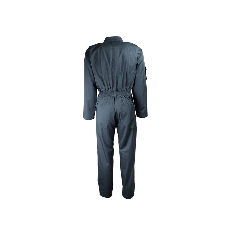 Combinaison travail double zip polyester coton 245 g/m2 multipoches