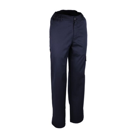 Pantalon de protection tissu retardateur de flamme 350 g/m2 bleu