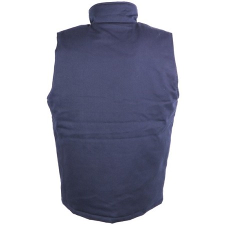 Gilet ignifugé tissu retardateur de flamme 350 g/m2 bleu