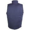 Gilet ignifugé tissu retardateur de flamme 350 g/m2 bleu