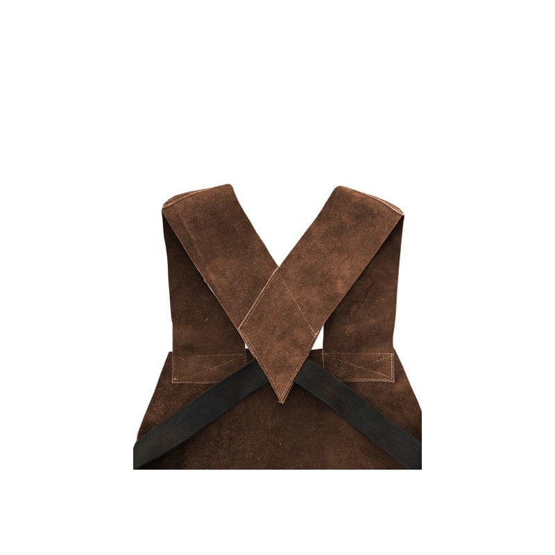Tablier de soudeur en cuir croûte de bovin taille 90 x 70 cm