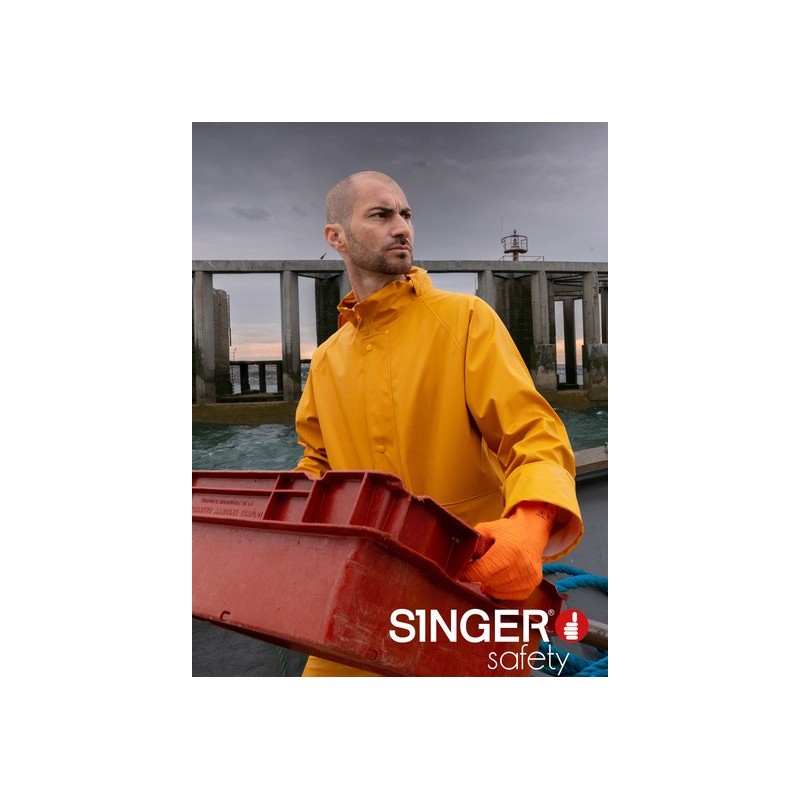 Complet de pluie polyuréthane pvc support polyester coutures étanchées