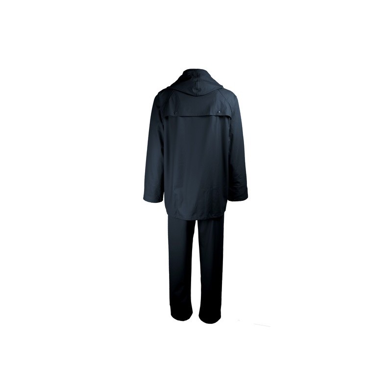 Complet de pluie polyuréthane pvc support polyester coutures étanchées