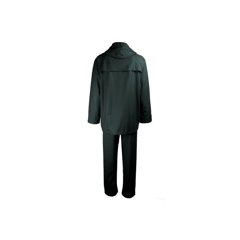 Complet de pluie polyuréthane pvc support polyester coutures étanchées