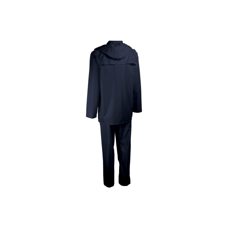 Complet de pluie PVC souple support polyester coutures étanchées