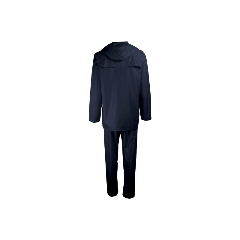 Complet de pluie PVC souple support polyester coutures étanchées