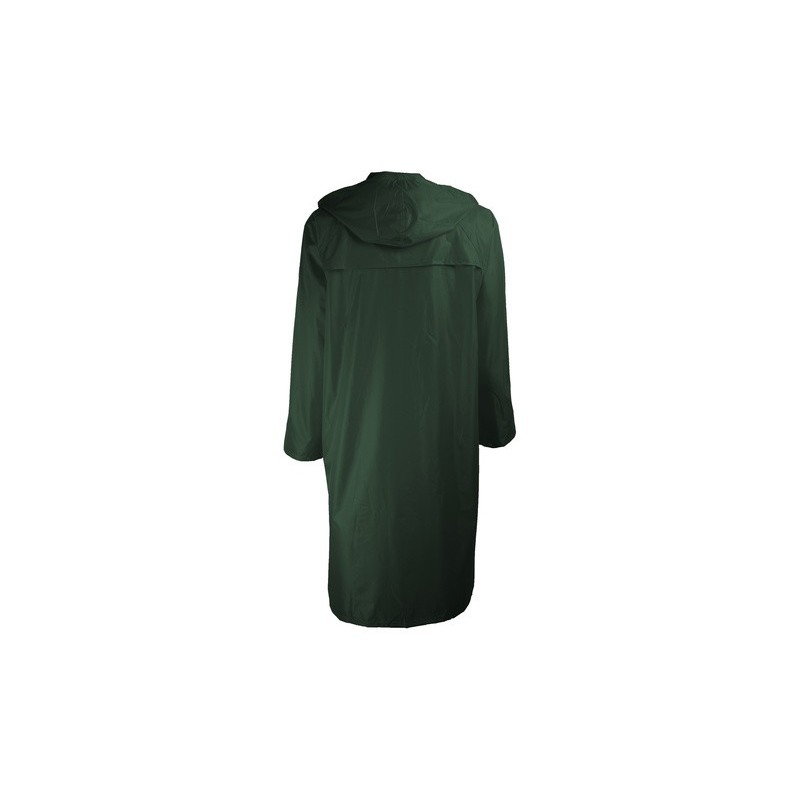 Manteau de pluie PVC souple support polyester avec capuche