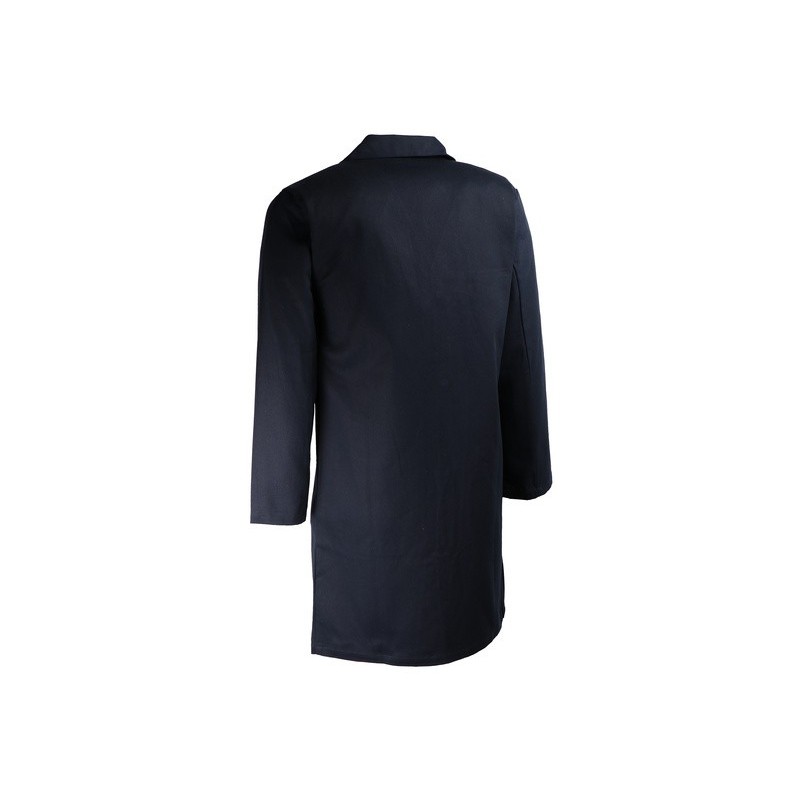 Blouse travail 100% coton bleu ou blanc fermeture boutons poches