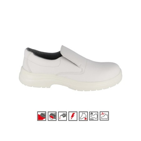 Chaussures basse microfibres S2 SRC blanche