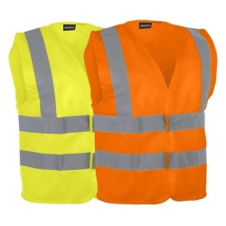 Gilet Haute Visibilité 4 Bandes - Fermeture Auto-Agrippante