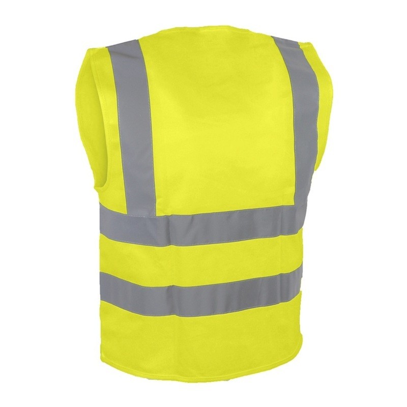 Gilet Haute Visibilité 4 Bandes - Fermeture Auto-Agrippante