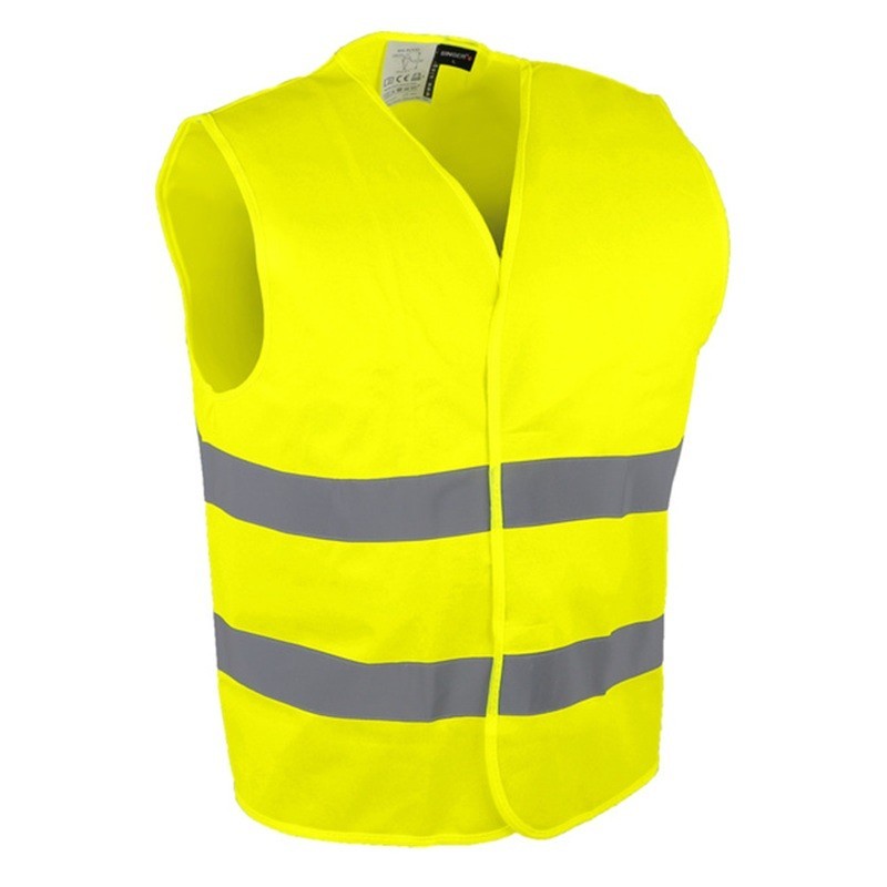 Gilet de Signalisation Haute Visibilité 2 Bandes Réfléchissantes