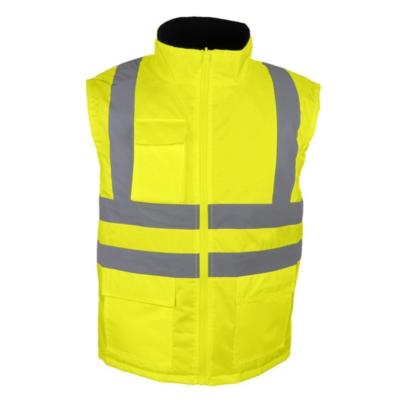 Gilet de signalisation doublé polaire / Veste sans manche HV