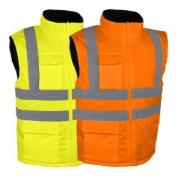 Gilet de signalisation doublé polaire / Veste sans manche HV