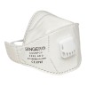 20 Demi-masques type FFP2 pliable confort pli horizontal 3 panneaux 20 Demi-masques type FFP2 pliable confort pli horizontal 3 panneaux