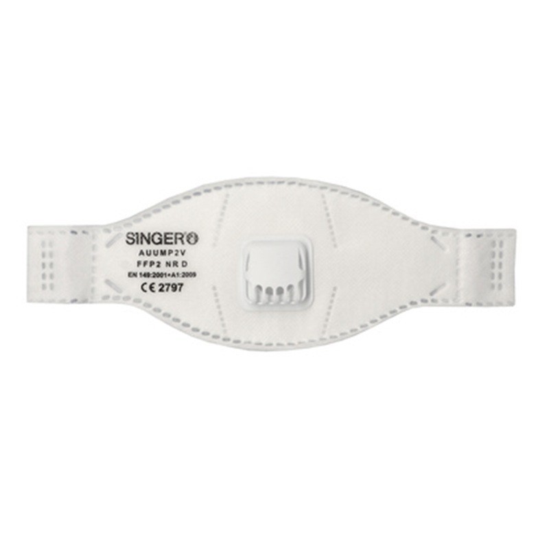 20 Demi-masques type FFP2 pliable confort pli horizontal 3 panneaux