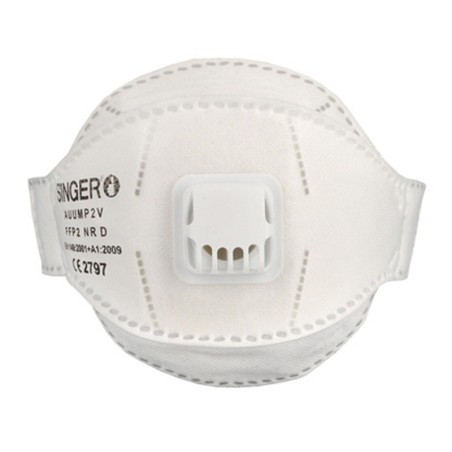 20 Demi-masques type FFP2 pliable confort pli horizontal 3 panneaux 20 Demi-masques type FFP2 pliable confort pli horizontal 3 panneaux
