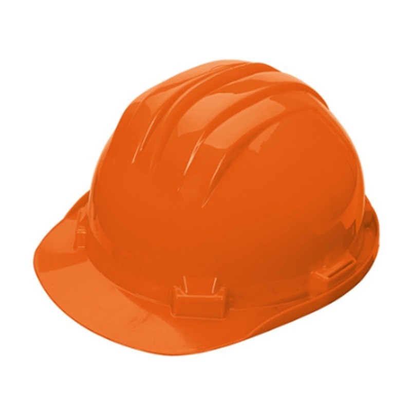 Casque chantier plastique premier prix pas cher blanc model classique
