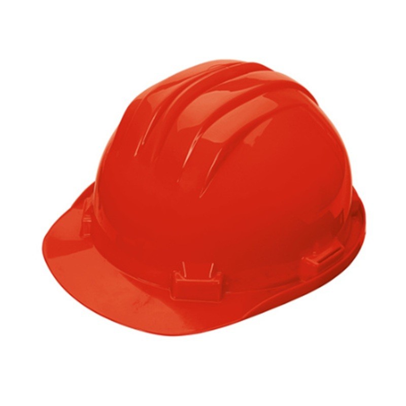 Casque chantier plastique premier prix pas cher blanc model classique