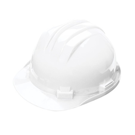 Casque chantier plastique premier prix pas cher blanc model classique Casque chantier plastique premier prix pas cher blanc model classique
