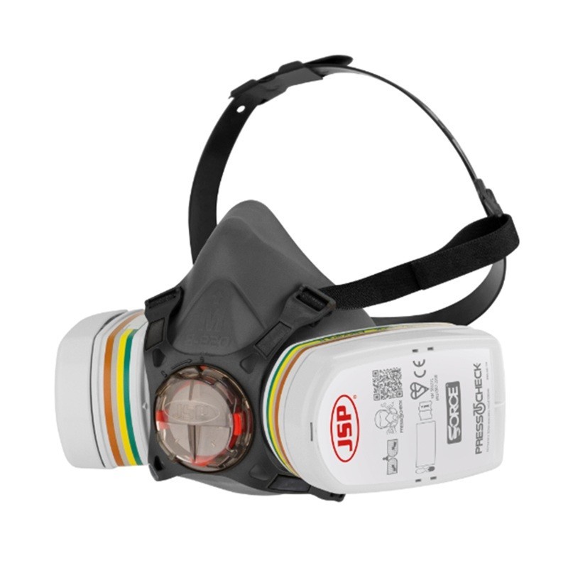 Masque respiratoire avec filtres ABEK1P3R Force 8 taille M cartouches