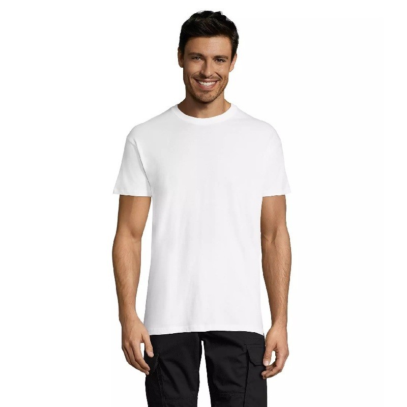 T-shirt unisexe 100% coton semi-peigné Ringspun - REGENT de SOL'S