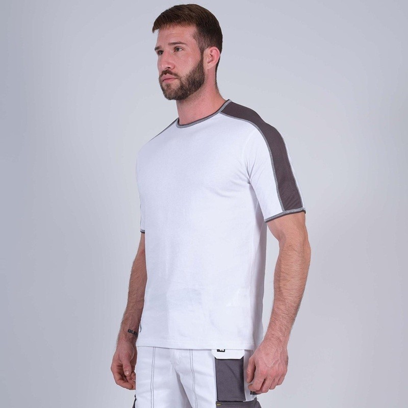 T-shirt de travail col rond 100% coton 160g/m² Jersey - ANDY - Vêtements de travail 2