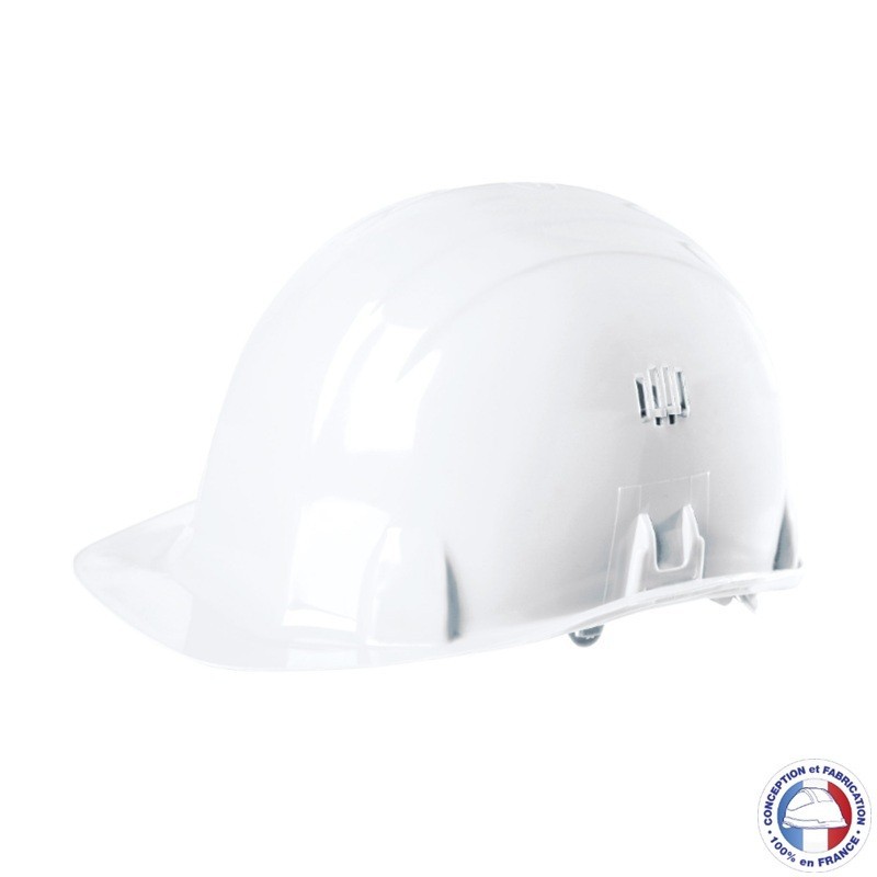Casque de chantier Français Brennus Aéré CAS, serrage à glissière - SINGER