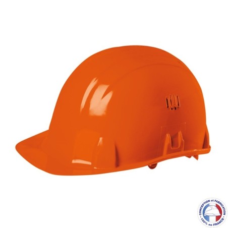 Casque de chantier Français Brennus Aéré CAS, serrage à glissière - SINGER