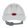 Casque chantier ventilé avec visière blanc bleu norme 397 homme femme Casque chantier ventilé avec visière blanc bleu norme 397 homme femme